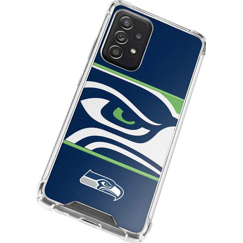 NFL Seattle Seahawks Zone Block Galaxy A52 5G Clear Case